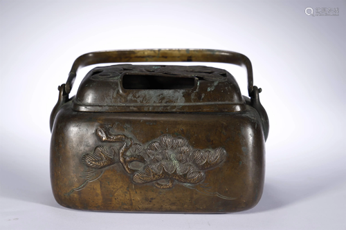 Qing Dynasty, Copper Incense Burner