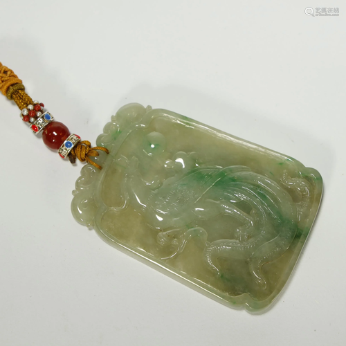 Jadeite Phoenix Pendant