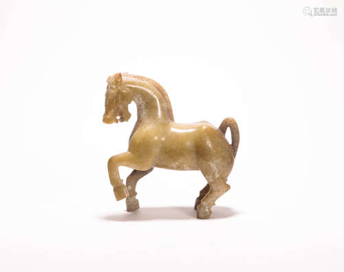 HeTian Jade Horse from Zhan