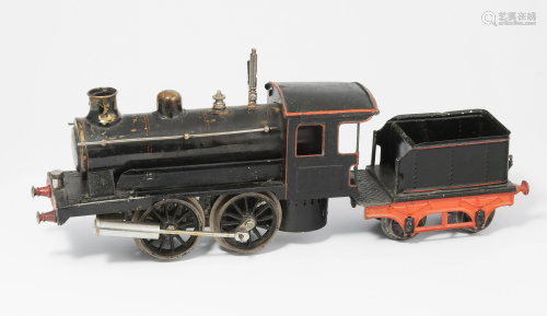 Märklin-Spiritus-Dampflokomotive mit Tender