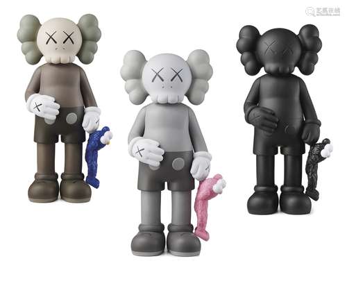 KAWS Share(三件一组) 彩绘 搪胶