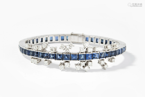 Saphir-Brillant-Bracelet