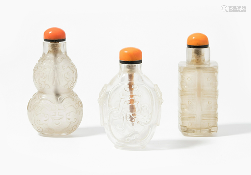 3 Snuff Bottles