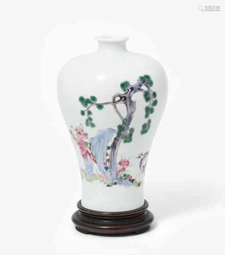 Famille rose Vase