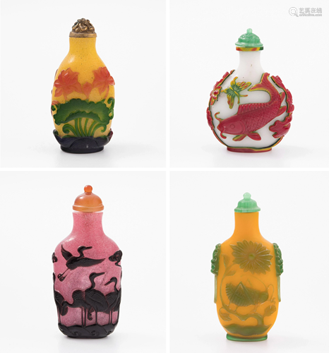 4 Snuff Bottles