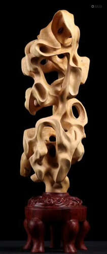 A HUANGYANG WOOD ORNAMENT