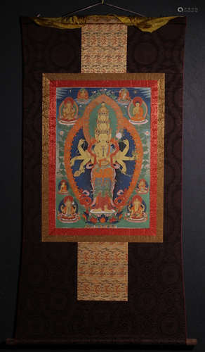 A KUANGCAI TARA BUDDHA THANGKA