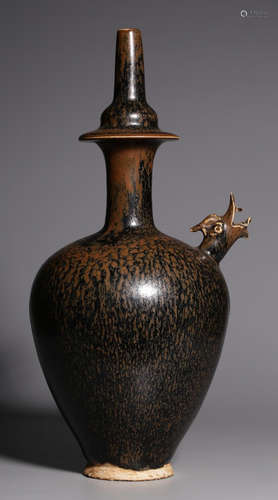 A JIAN YAO BLACK GLAZE VASE