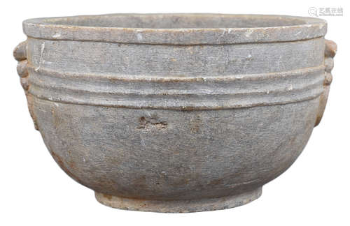 A Very Rare Chinese Han Dynasty Stone Bowl