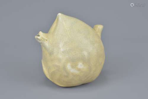 A Korean Celadon Glazed porcelain Water Dropper