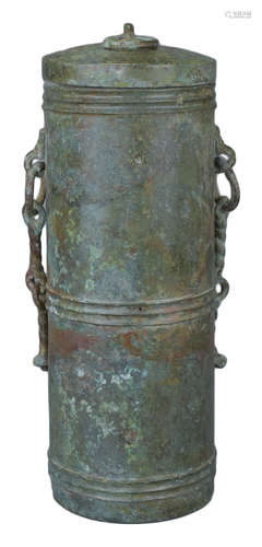 A Chinese Han Dynasty (206BC -220AD) Bronze Vessel