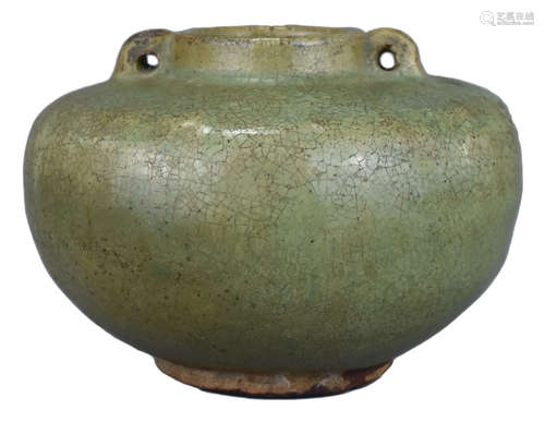 A CHINESE SONG / YUAN DYNASTY CELADON JAR