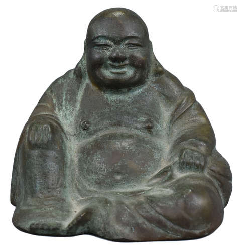 A Chinese Bronze Figure of Buddha