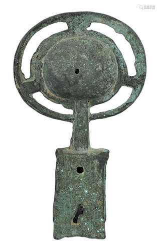 A rare Chinese Western Zhou Dynasty Bronze Chariot Bell c.1100-771 BC