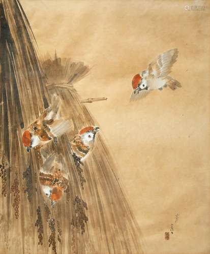 A JAPANESE PAINTING AFTER WATANABE SEIBEI (1851-1918) MEIJI PERIOD, 19TH OR 20TH CENTURY In ink