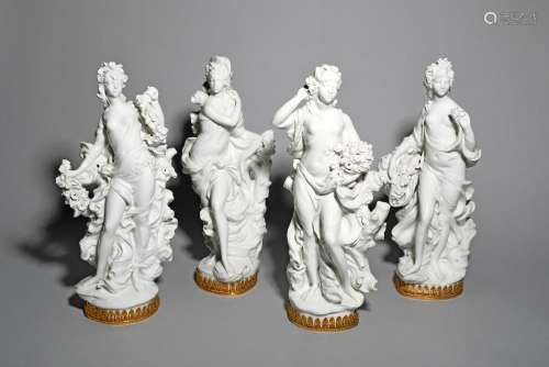 A set of four large Royal Worcester figures of the Seasons, c.1968, modelled by Sir Arnold Machin (