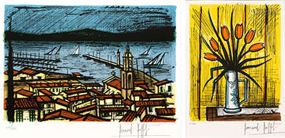 Bernard Buffet, Saint - Tropez/ Tulips