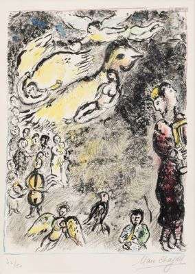 Marc Chagall, La Flûte Enchantée I