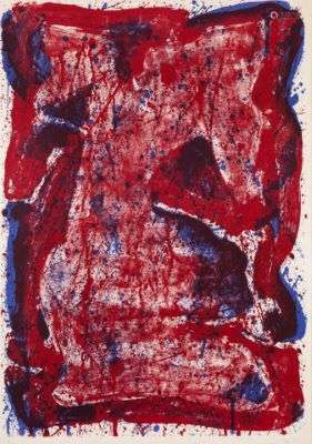 Sam Francis, Affiche Moderna Museet Stockholm