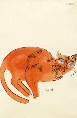 Andy Warhol, from '25 Cats Name(d) Sam and One Blue Pussy'