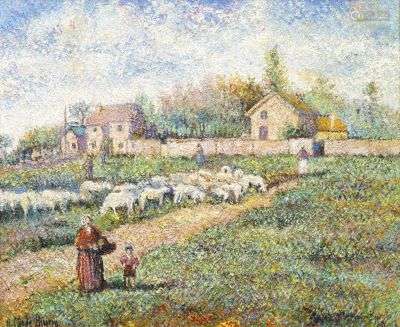 Hugues Claude Pissarro, Le Petit-Fils/ Le Troupeau de Moutons