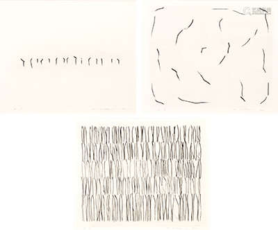 Lee U-fan, Pl.1-3 from, from 'FROM POINT AND LINE'