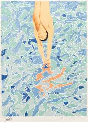 David Hockney, Olympische Spiele München 1972