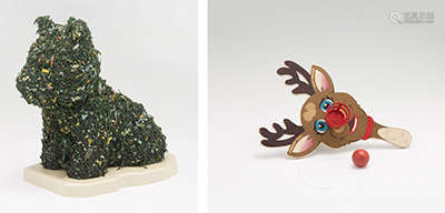 Jeff Koons, Puppy/ Reindeer Puddle