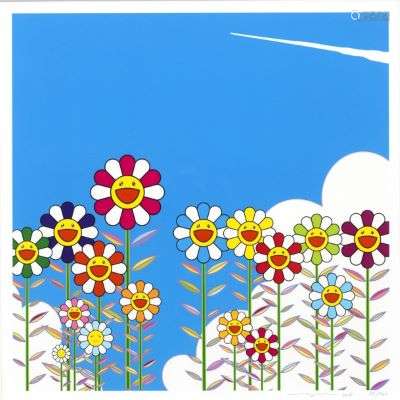 Takashi Murakami, Vapor Trail in the Blue Summer Sky