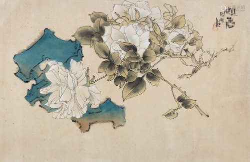 郑乃珖（1911～2005） 妙香 镜片 设色纸本