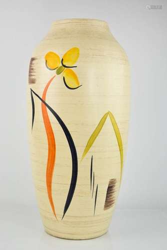 A West German mid-century vase, numbered to the base 622-42, 47cm high.