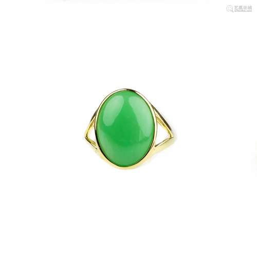 A jadeite ring