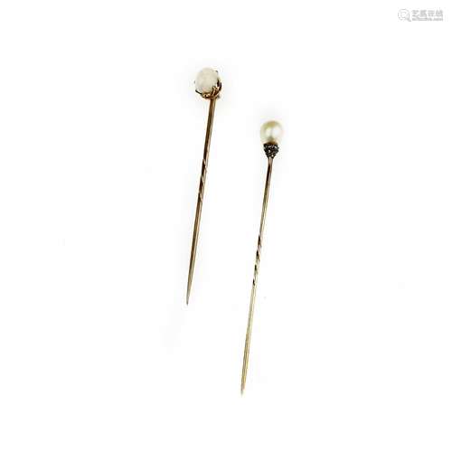 Two stick pins