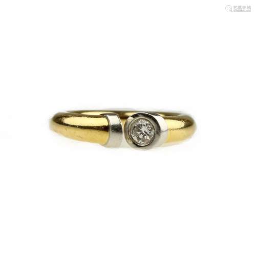 A diamond Commitment ring, by Hennell