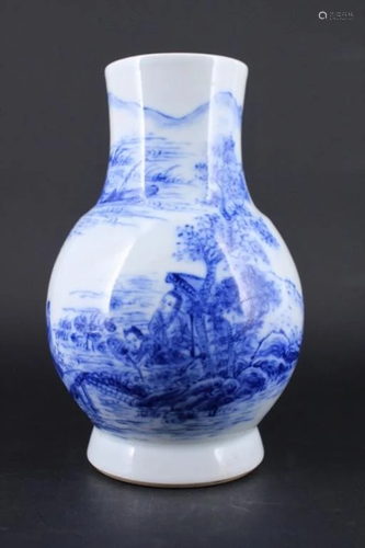 Chinese Qing Porcelain Blue&White Vase