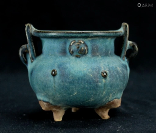 Chinese Song Porcelain JunYao Ding Vase