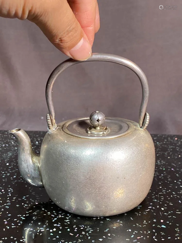 Japanese Silver Teapot