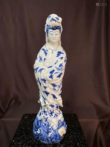 Chinese Blue White Porcelain Kuanyin