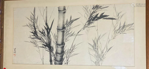 Chinese Painting of Bamboo by Tseng Hsien Chi