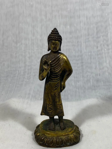 Chinese Gilt Bronze Buddha