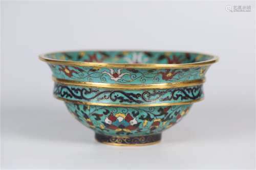 A Chinese Cloisonne Bowl