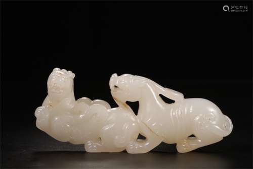 A Chinese Carved Jade Decoration