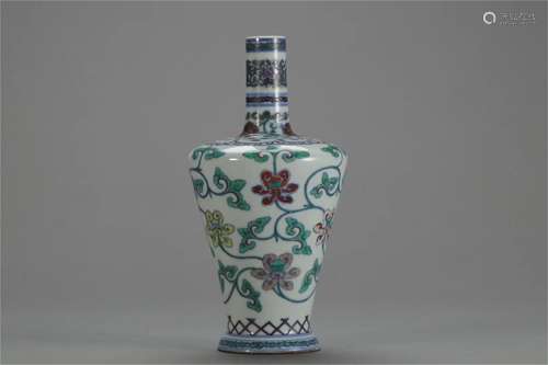 A Chinese Dou-Cai Porcelain Vase