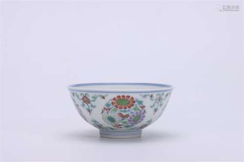 A Chinese Dou-Cai Porcelain Bowl