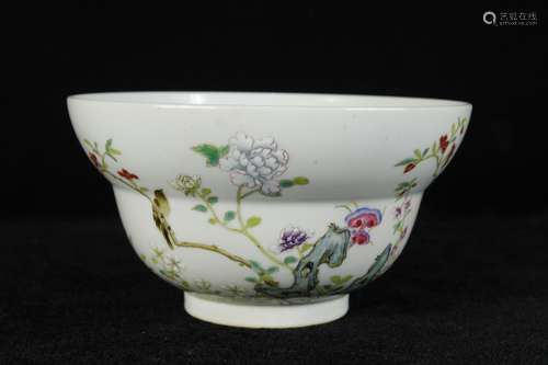 A Chinese Famille-Rose Porcelain Bowl