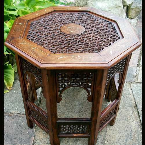 A Chinese Carved Hardwood Table