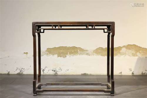 A Chinese Carved Hardwood Table