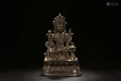 A Chinese Bronze Figure of Buddha