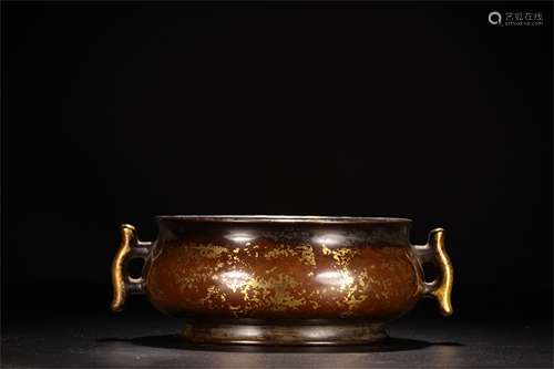 A Chinese Bronze Incense Burner