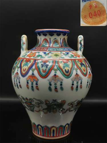 A Chinese Dou-Cai Porcelain Vase